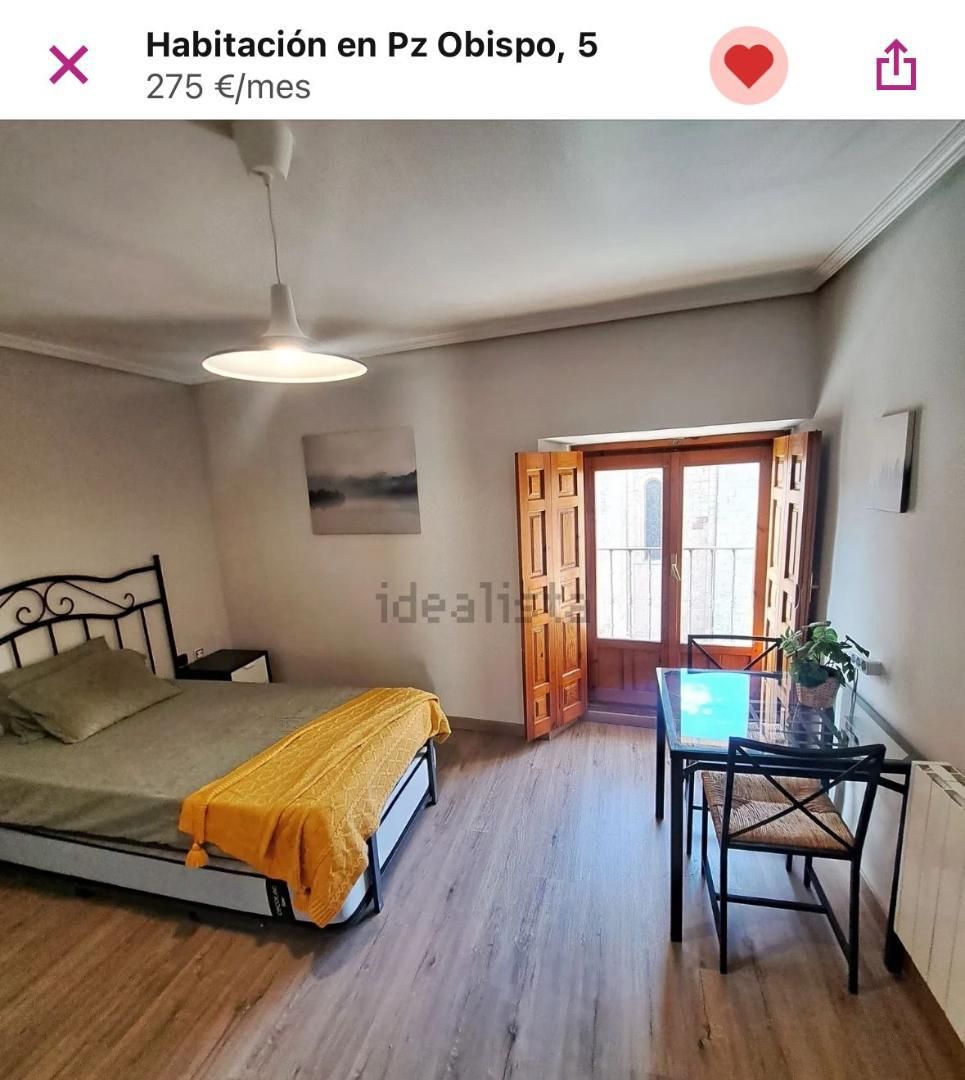 Bedroom of Study to share in Sigüenza  with Heating, Furnished and Oven