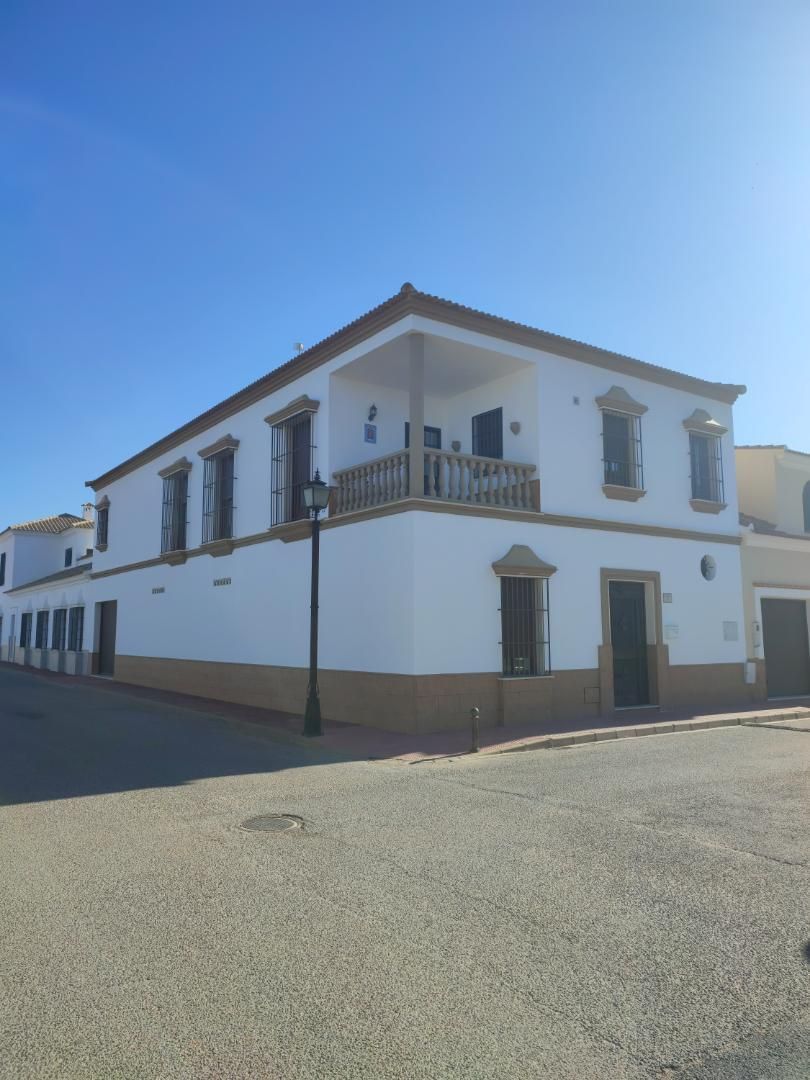 Exterior view of Single-family semi-detached for sale in Cañada Rosal  with Air Conditioner, Terrace and Balcony