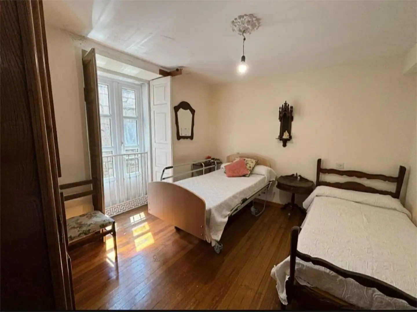 Wohnung zum Verkauf in Rúa Rafael Calleja, 39, A Pobra do Caramiñal Schlafzimmer von Wohnung zum Verkauf in A Pobra do Caramiñal mit Heizung, Privatgarten und Parkett