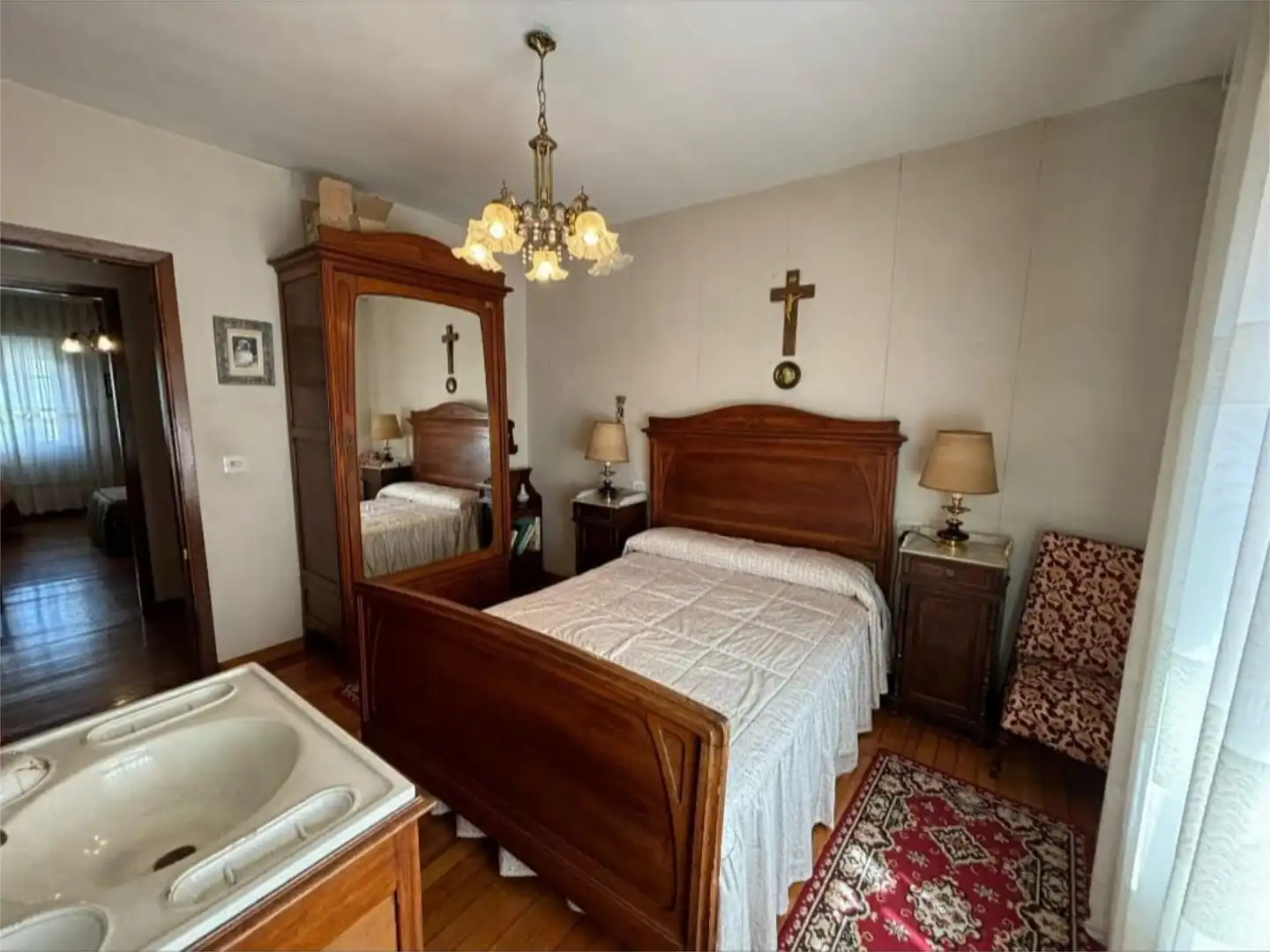 Wohnung zum Verkauf in Rúa Rafael Calleja, 39, A Pobra do Caramiñal Schlafzimmer von Wohnung zum Verkauf in A Pobra do Caramiñal mit Heizung, Privatgarten und Parkett