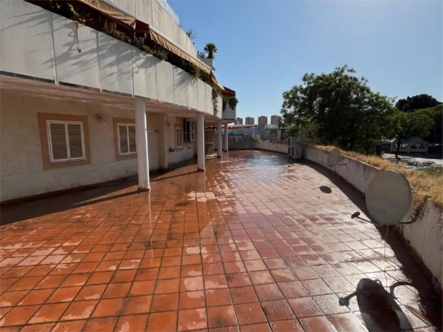 Flat for sale in Avenida Alcalde Jesús Mantaras, 6, Chapín - Campus Universitario - Navinco Terrace of Flat for sale in Jerez de la Frontera with Air Conditioner, Private garden and Terrace