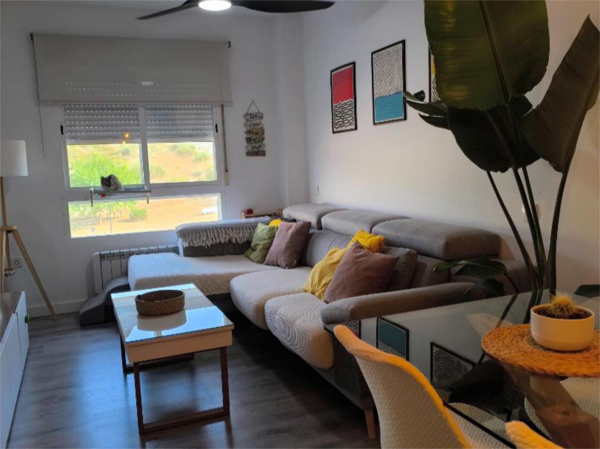 Living room of Flat for sale in Plasencia  with Air Conditioner and Terrace