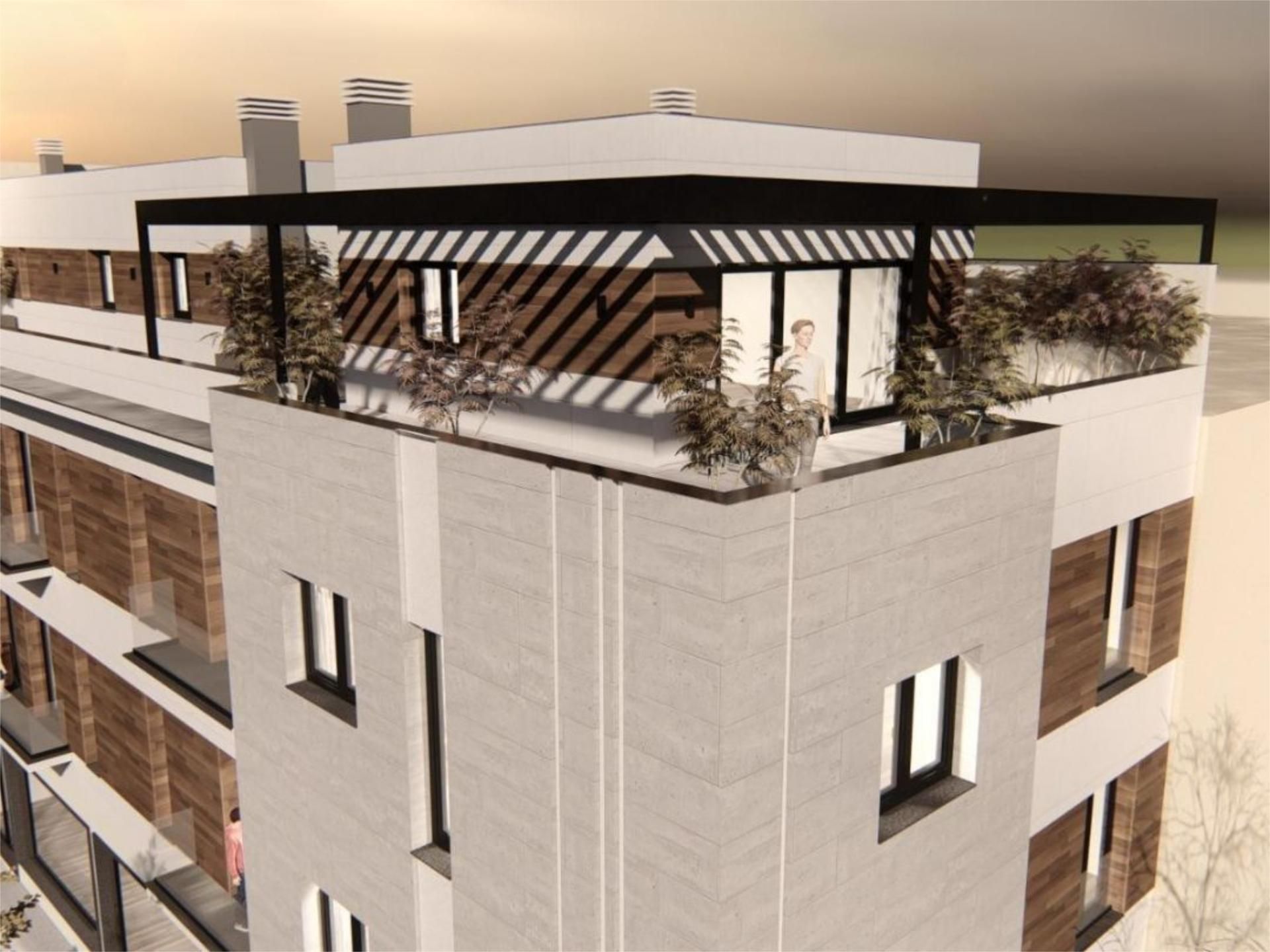 Vista exterior de Àtic en venda en Baena amb Jardí privat i Terrassa