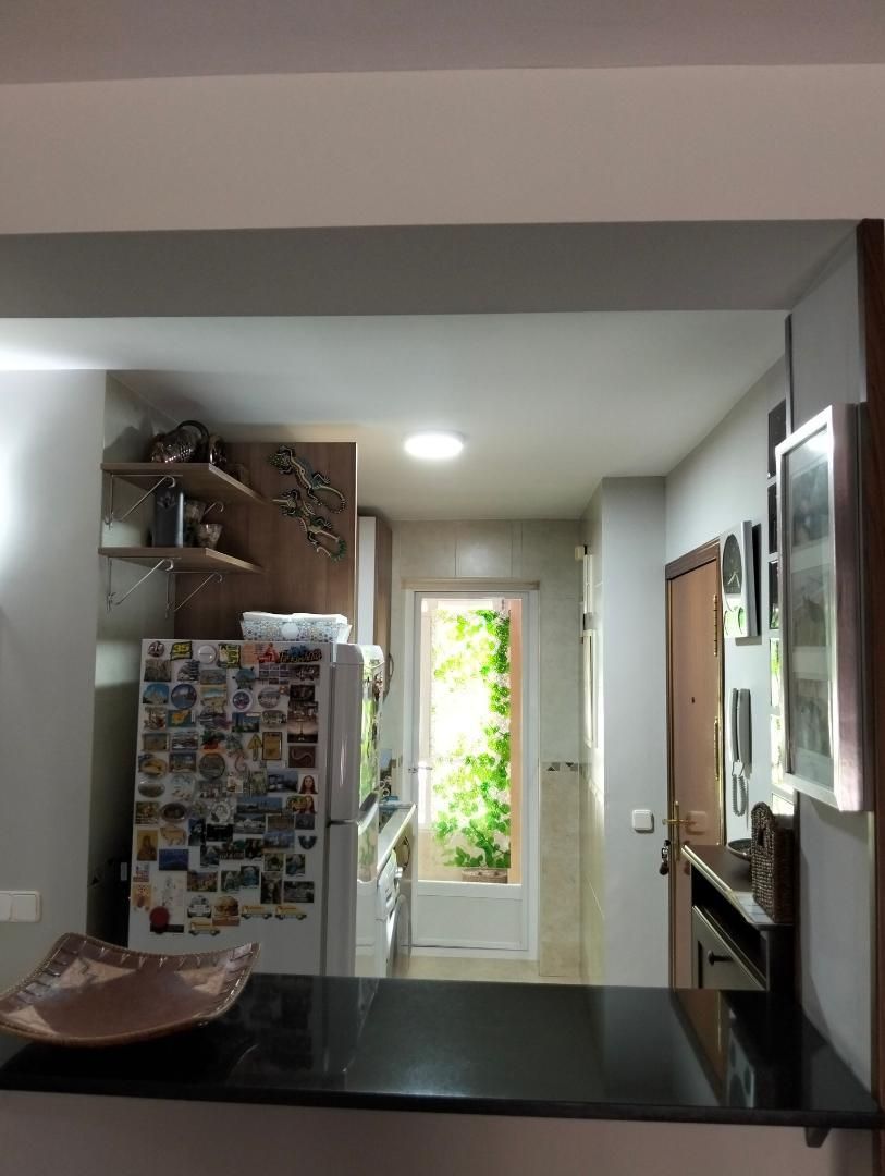 Kitchen of Flat for sale in  Madrid Capital  with Air Conditioner, Terrace and Balcony