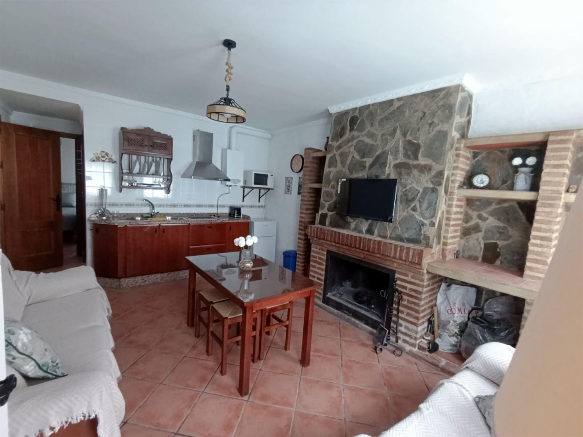 Küche von Wohnung miete in Grazalema mit Heizung und Möbliert