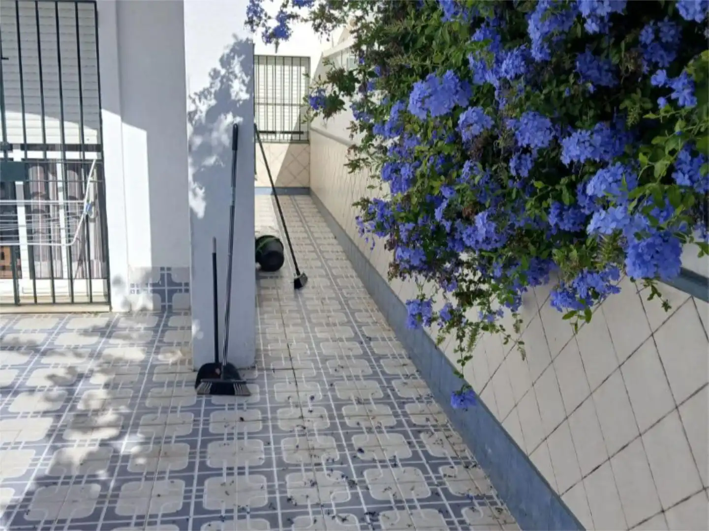 Jardí de Casa adosada per a compartir en Puerto Real amb Moblat