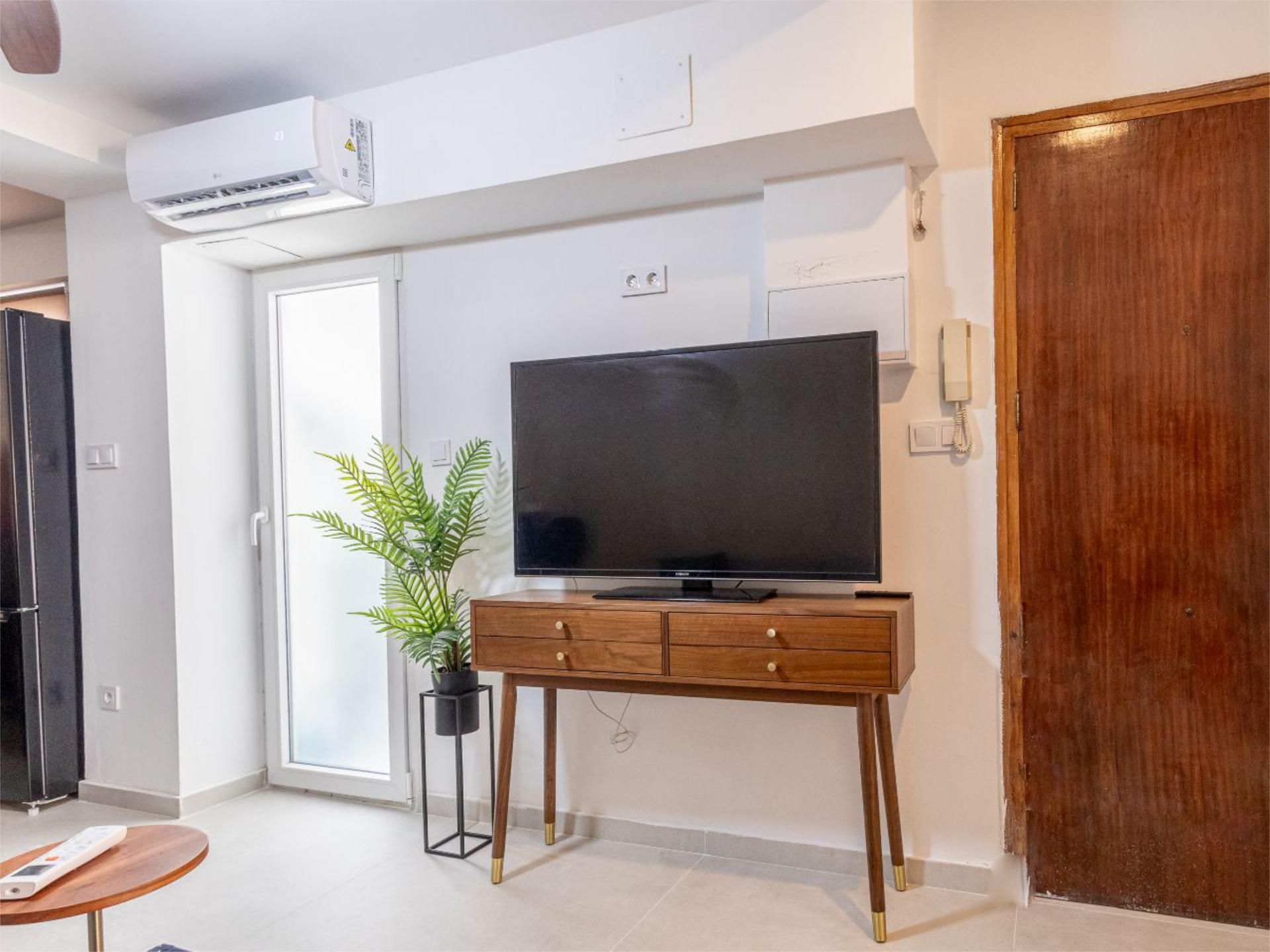 Living room of Flat to rent in Castellón de la Plana / Castelló de la Plana  with Air Conditioner