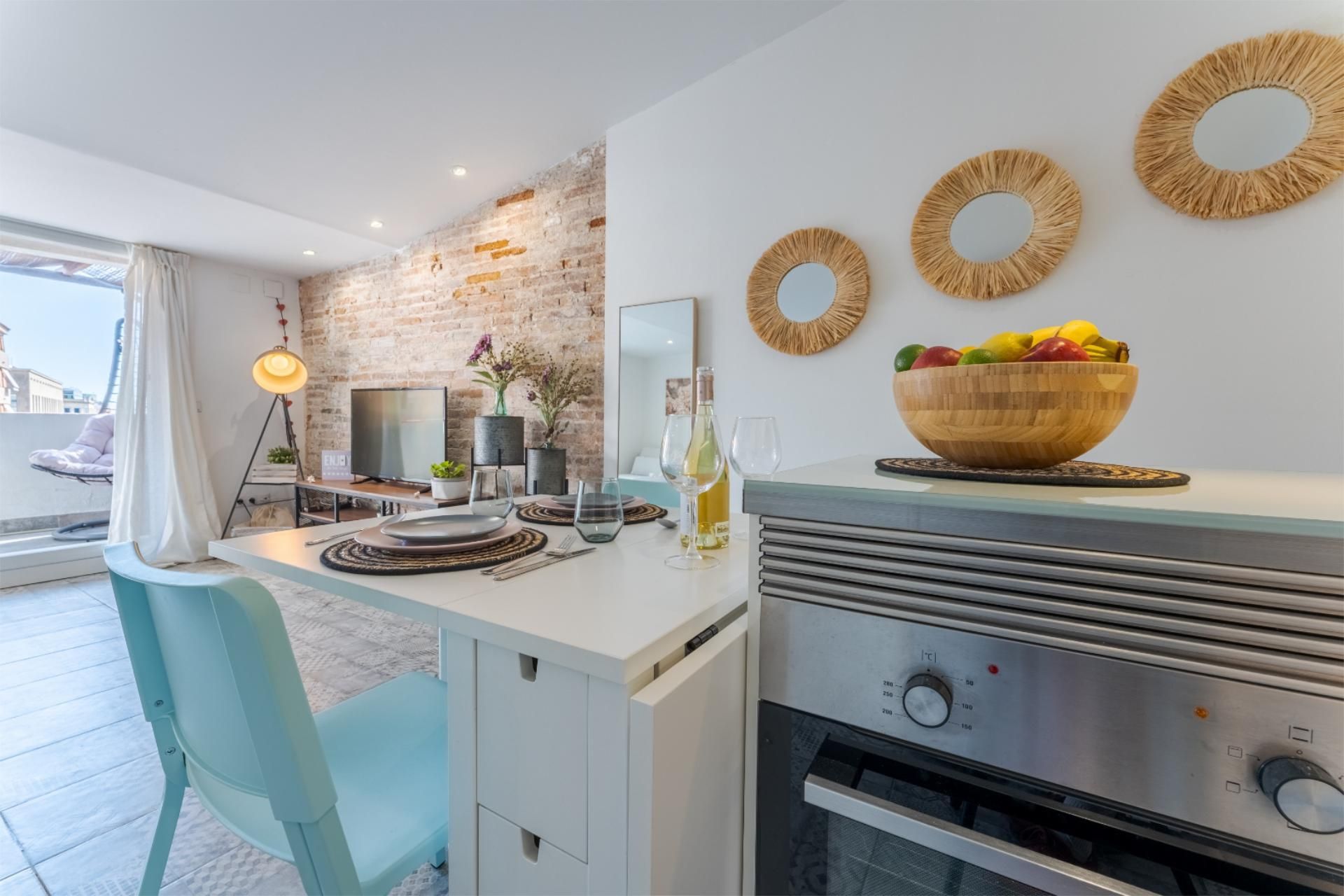 Cocina de Piso en venta en  Tarragona Capital con Aire acondicionado y Terraza