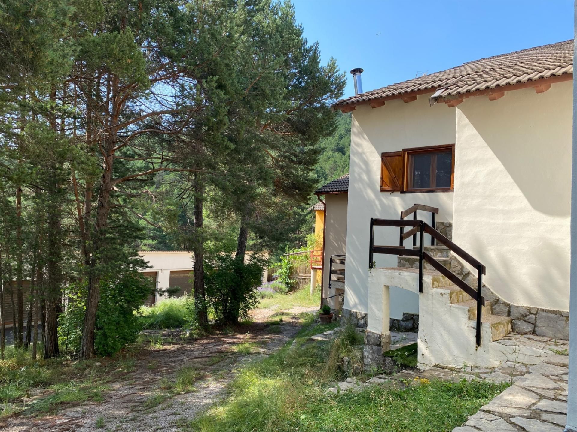 Exterior view of Single-family semi-detached for sale in Alcalá de la Selva  with Heating, Private garden and Parquet flooring