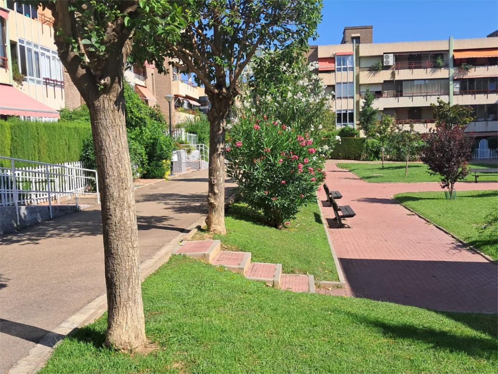 Garden of Flat to rent in  Zaragoza Capital  with Heating, Private garden and Terrace