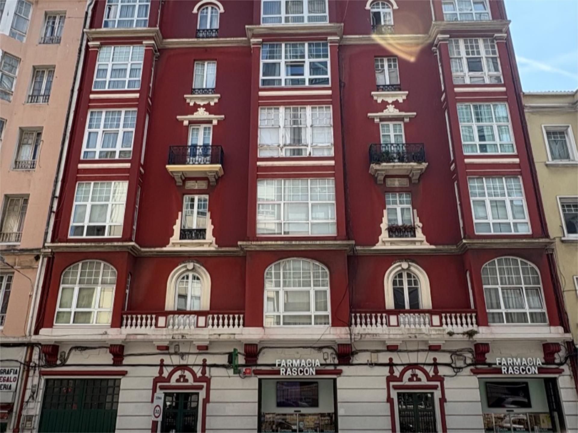 Exterior view of Flat for sale in A Coruña Capital   with Balcony