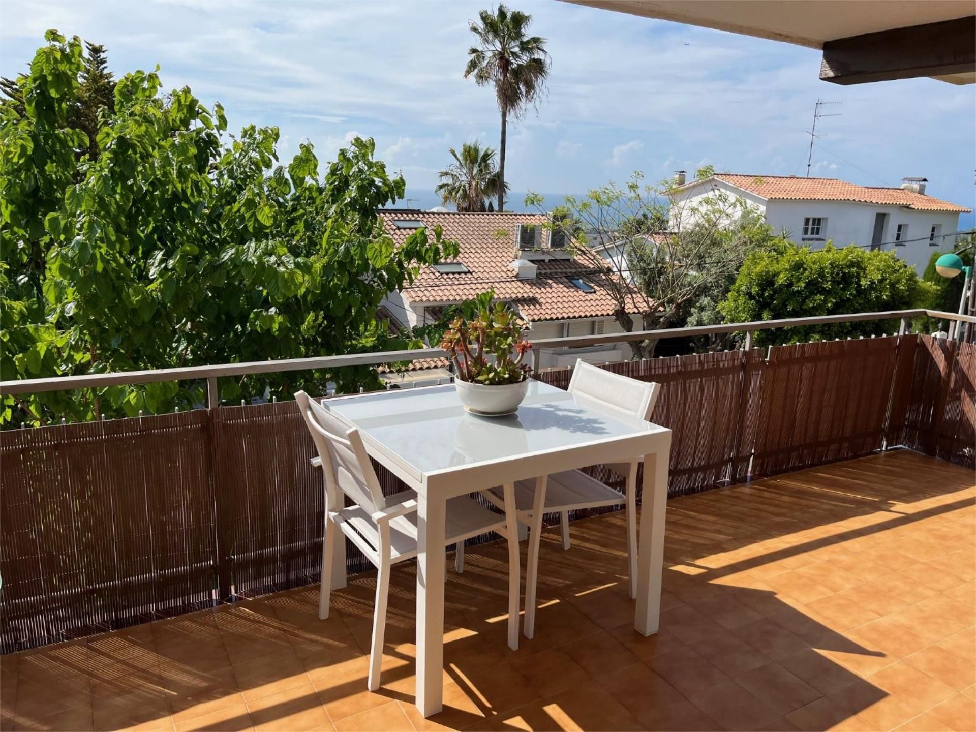 Terrace of Flat to rent in Sant Pere de Ribes  with Heating, Terrace and Swimming Pool