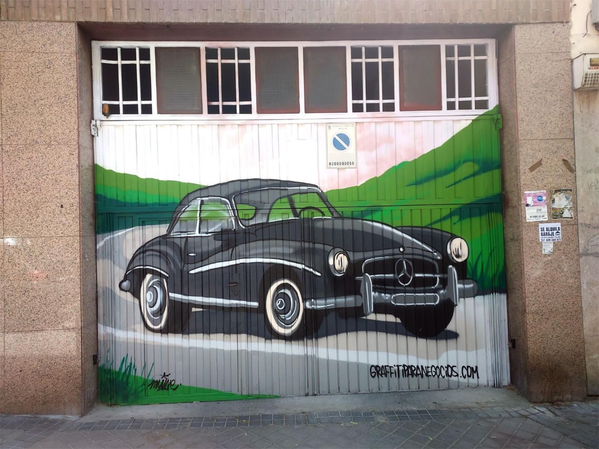 Exterior view of Garage to rent in  Madrid Capital