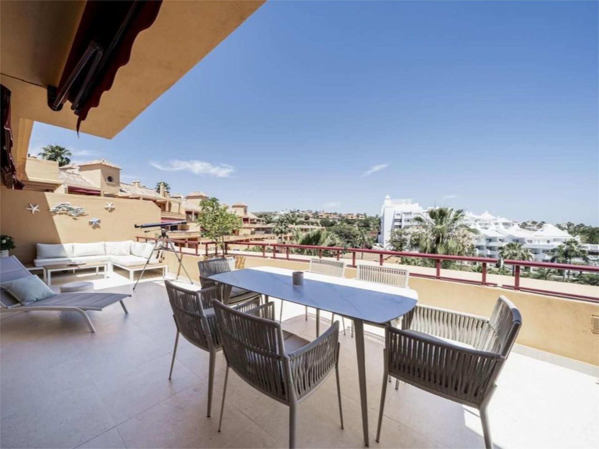 Terrace of Flat to rent in Estepona  with Air Conditioner, Private garden and Terrace
