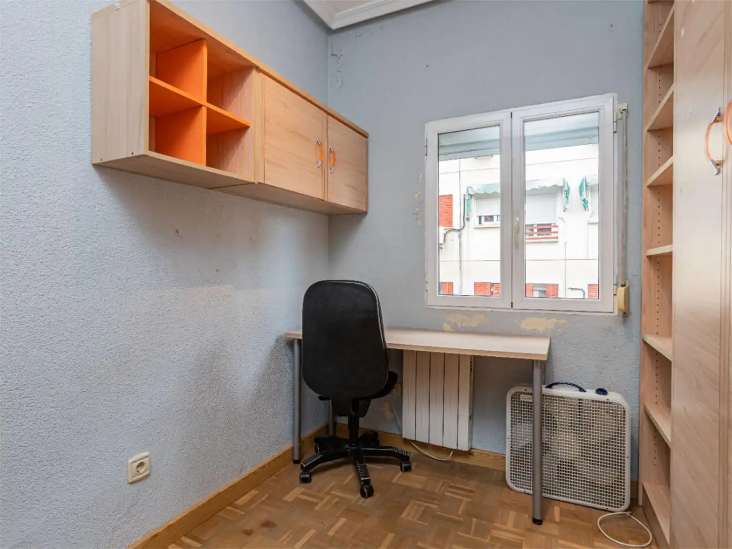 Bedroom of Flat for rent in Madrid  with Air Conditioner, Heating and Parquet flooring