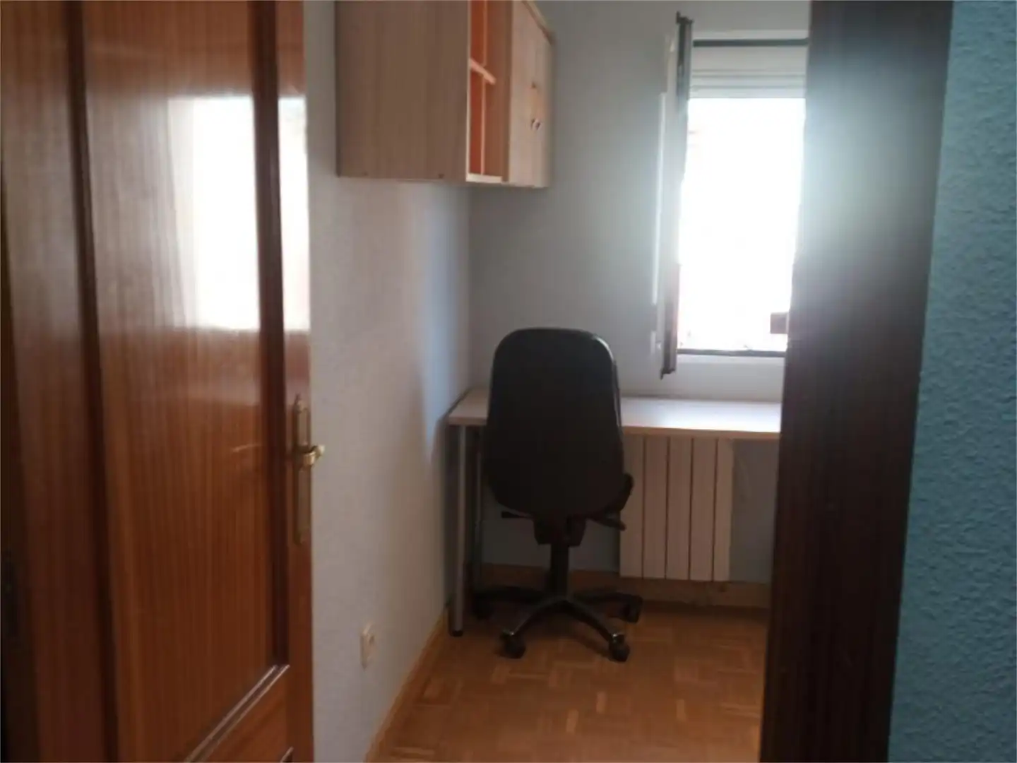Bedroom of Flat for rent in Madrid  with Air Conditioner, Heating and Parquet flooring