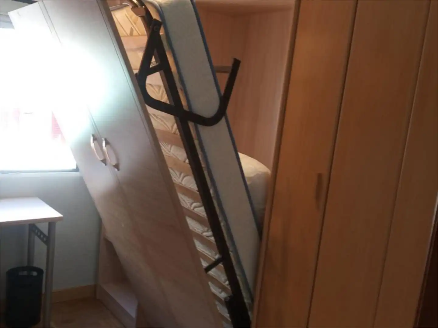 Bedroom of Flat for rent in Madrid  with Air Conditioner, Heating and Parquet flooring