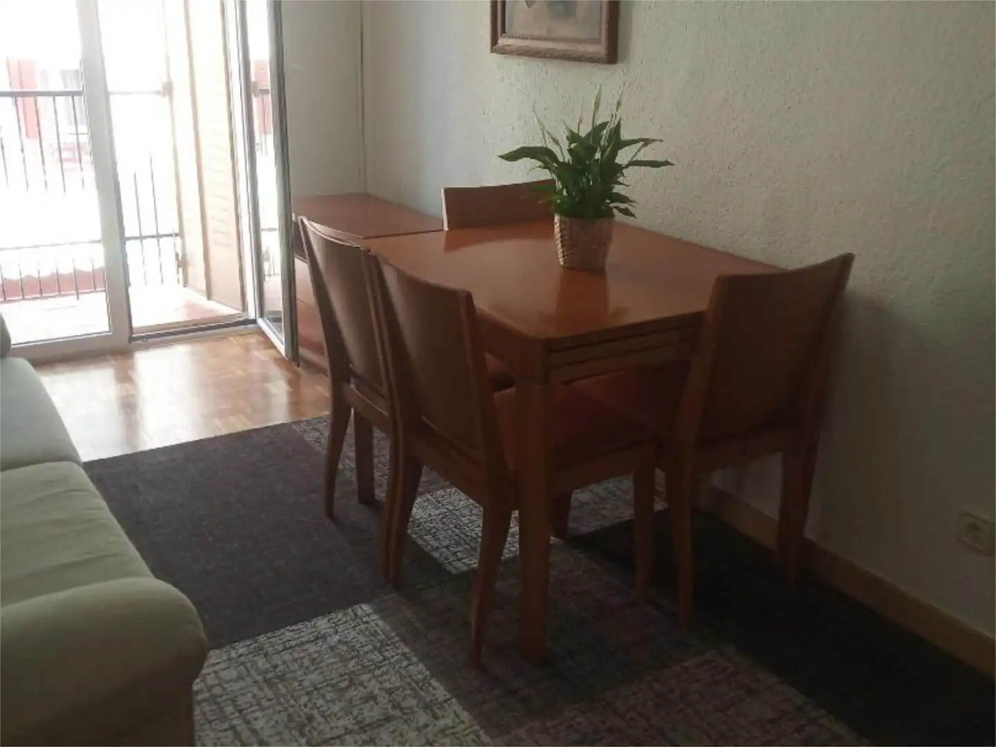 Dining room of Flat for rent in Madrid  with Air Conditioner, Heating and Parquet flooring