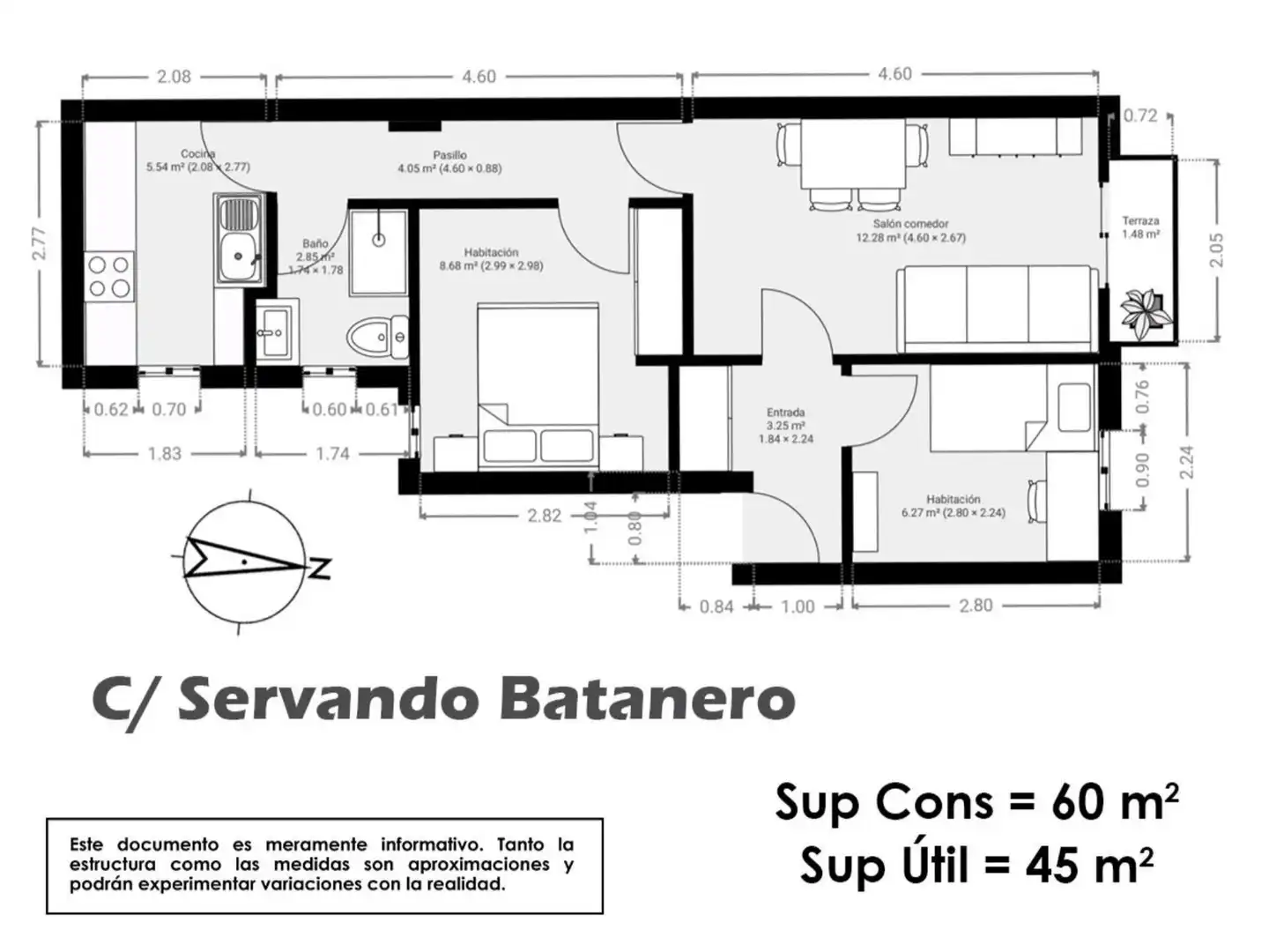 Flat for rent in Madrid  with Air Conditioner, Heating and Parquet flooring