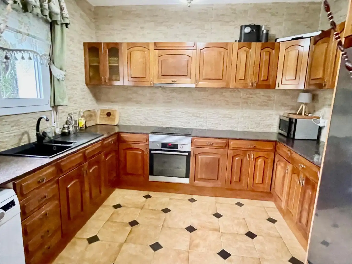 Wohnung zur Miete in Carrer La Rioja, 1, Pino Alto Küche von Wohnung zur Miete in Mont-roig del Camp mit Klimaanlage, Heizung und Privatgarten