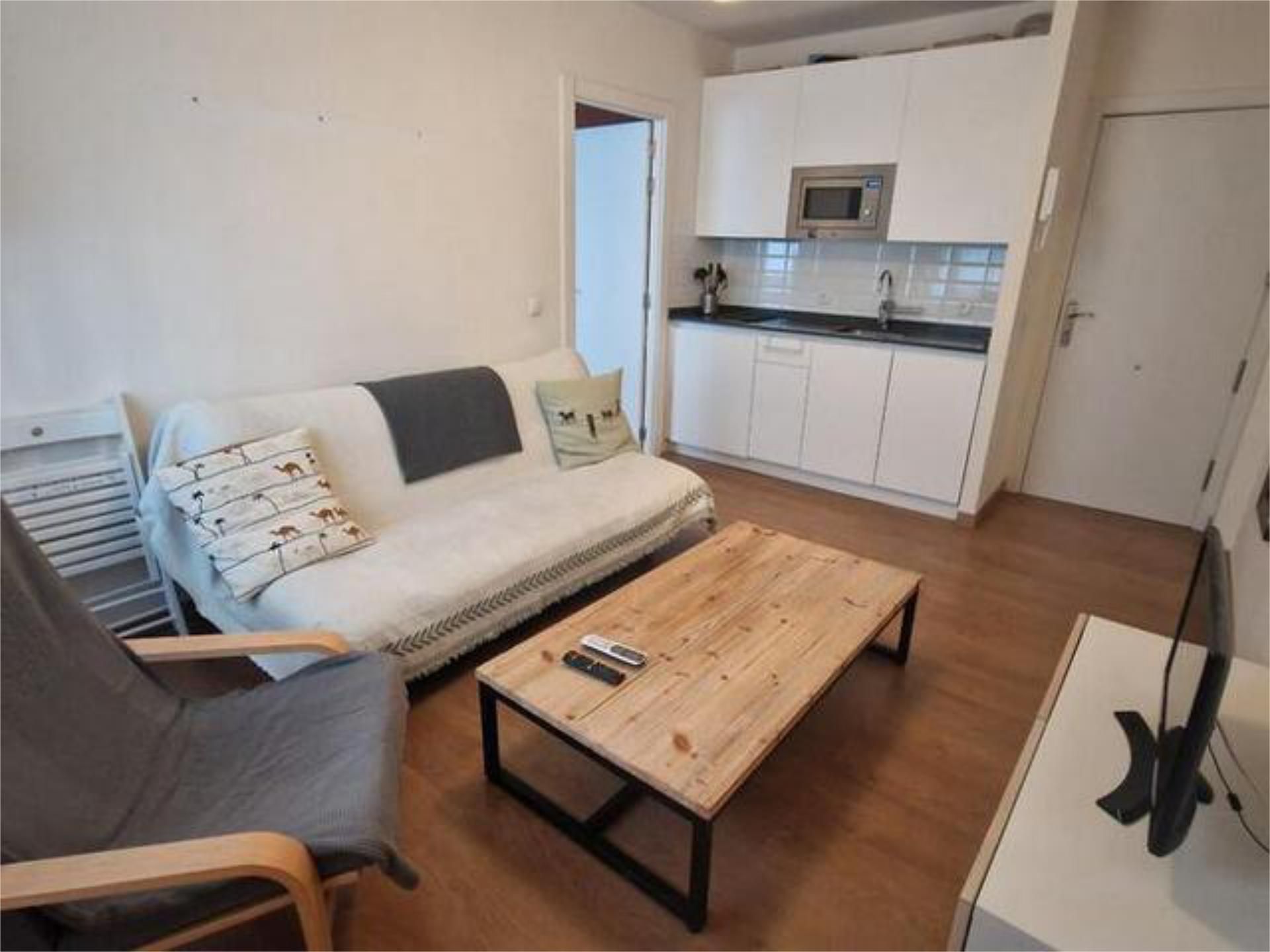 Sala d'estar de Apartament de lloguer en  Sevilla Capital amb Calefacció i Moblat