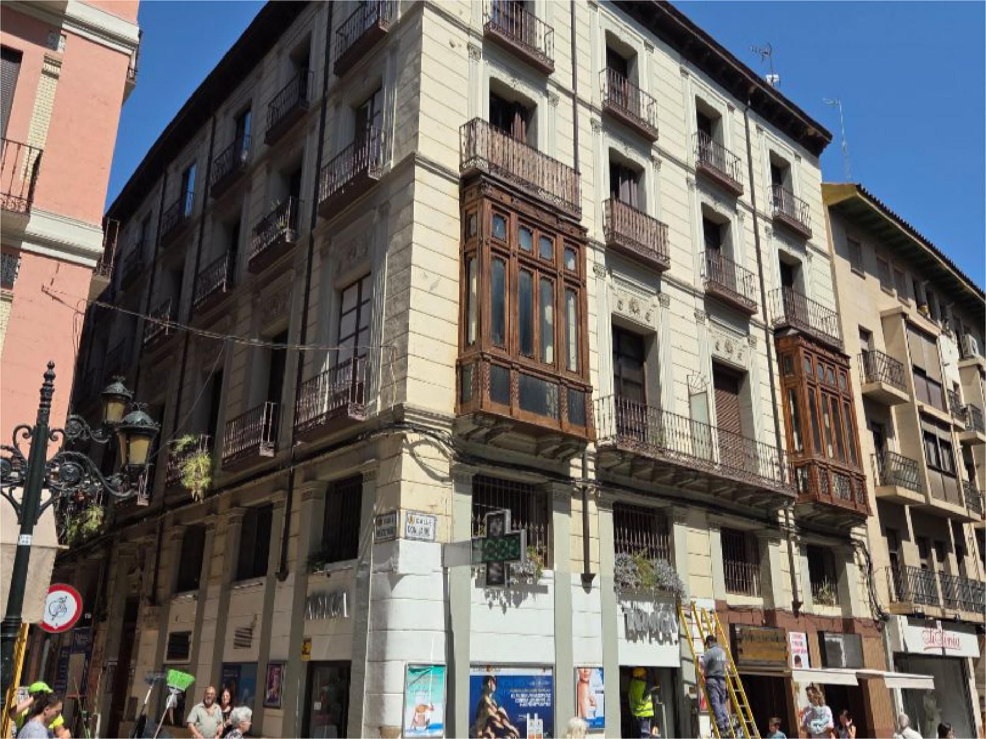 Exterior view of Flat to rent in  Zaragoza Capital  with Air Conditioner, Heating and Parquet flooring