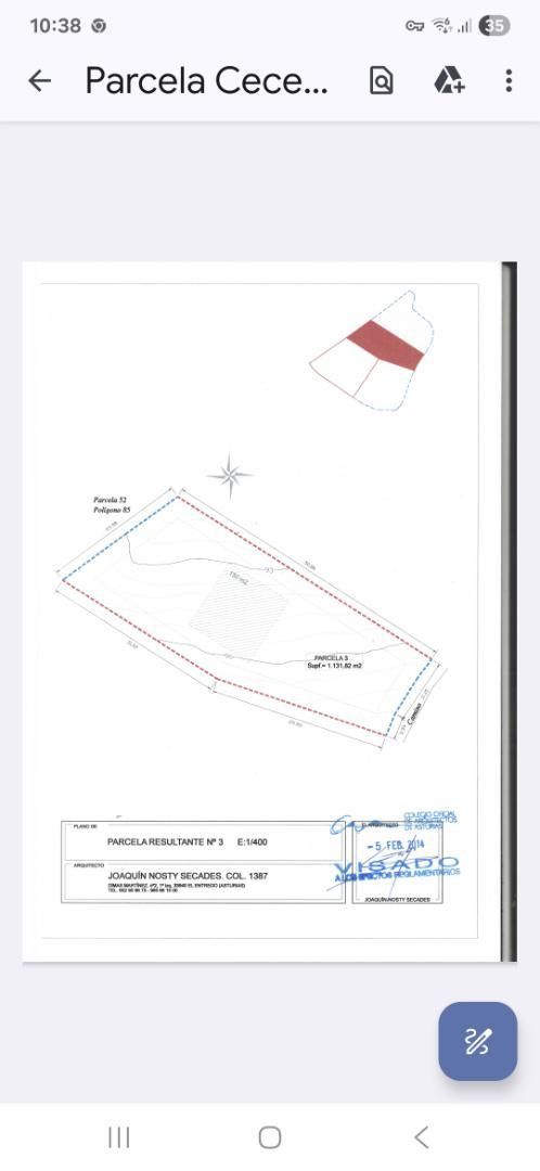Land for sale in Nava