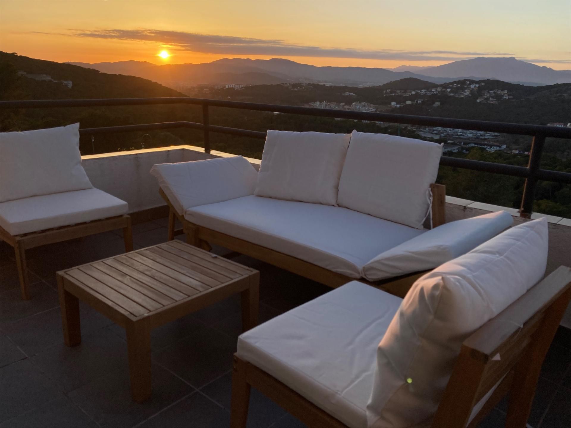 Terrassa de Casa adosada per a compartir en Blanes amb Calefacció, Jardí privat i Terrassa
