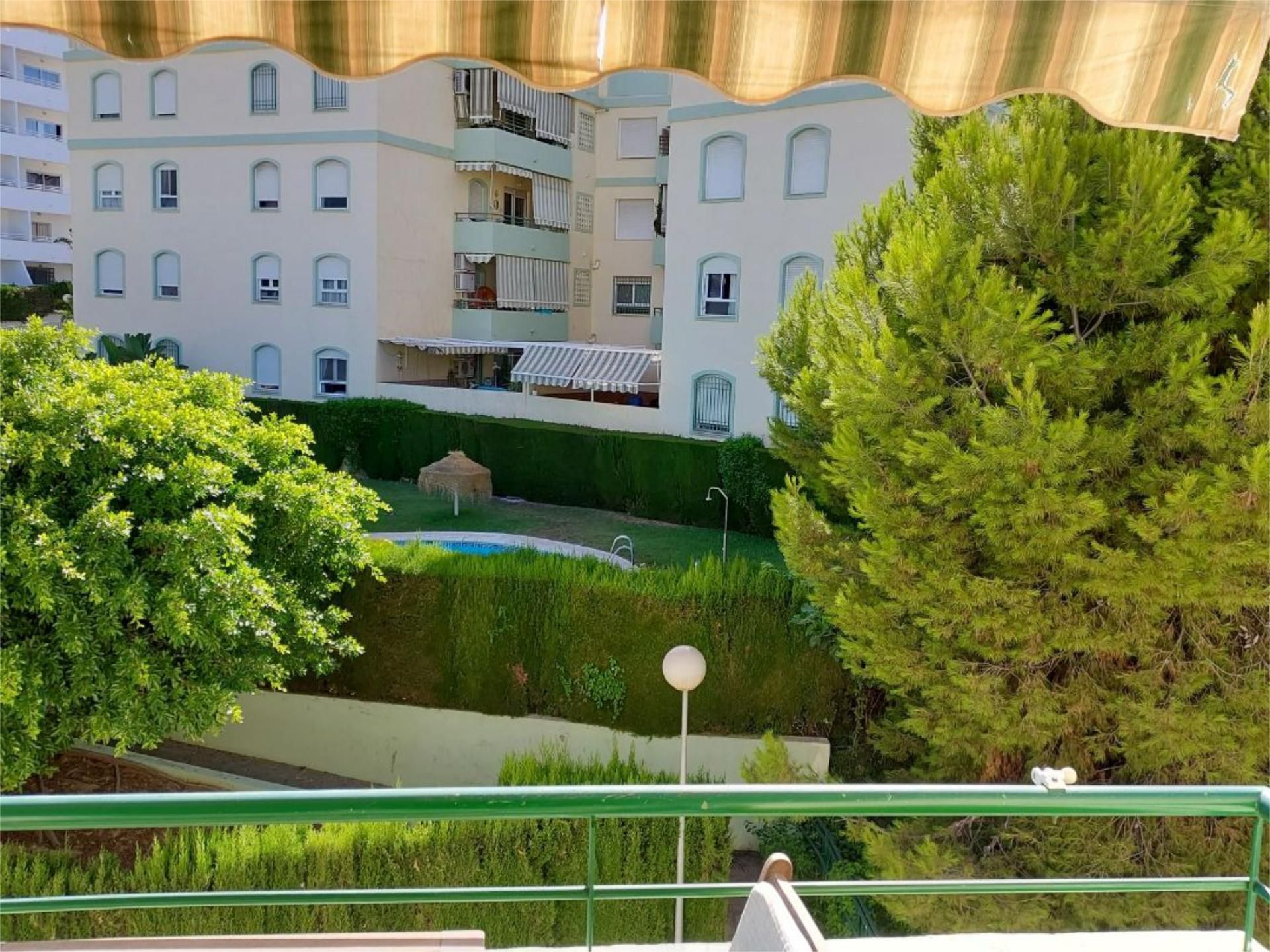 Garden of Flat to rent in Torremolinos  with Air Conditioner, Heating and Private garden