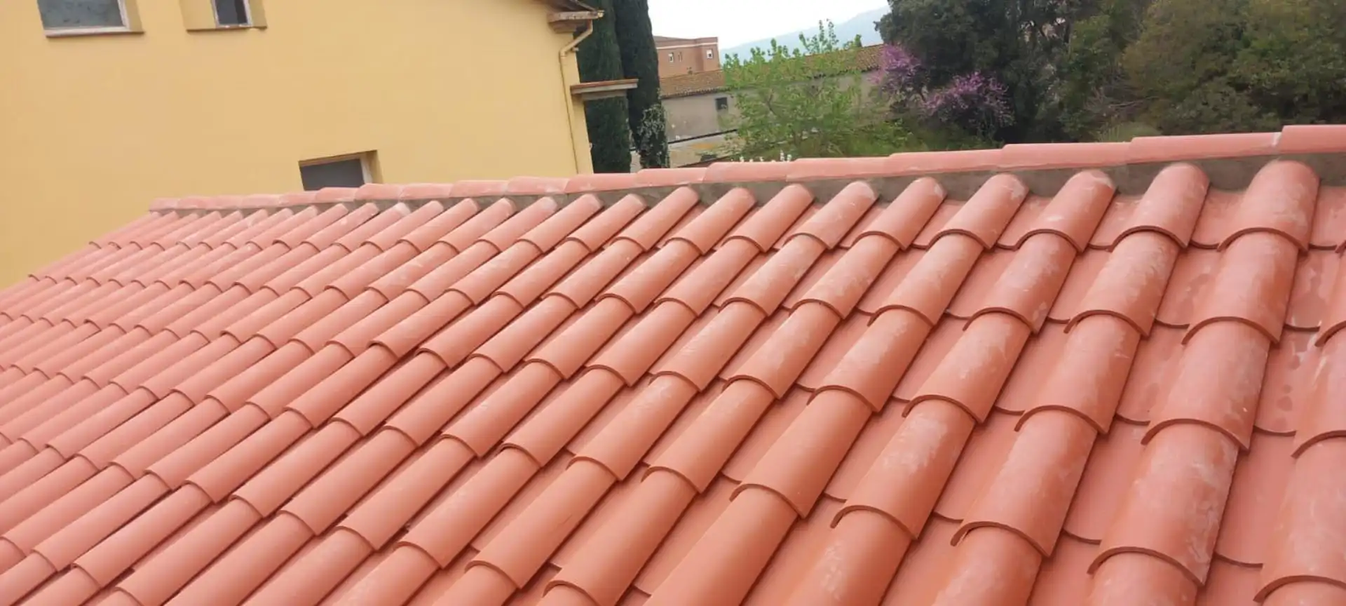 Vista exterior de Casa adosada en venda en Montagut i Oix amb Terrassa i Balcó