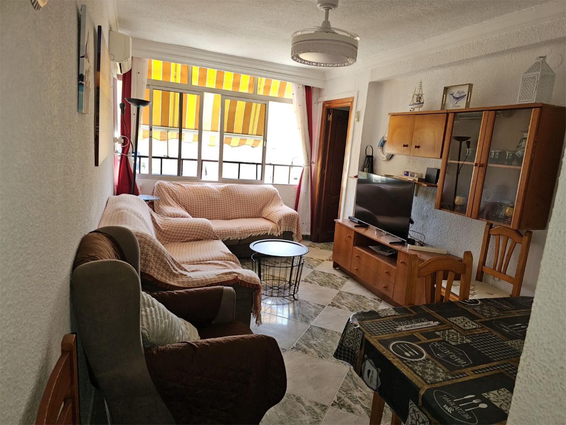 Living room of Flat to rent in Málaga Capital  with Air Conditioner, Heating and Furnished