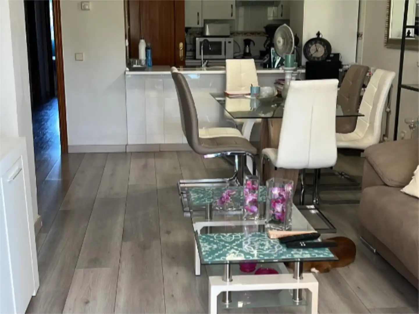 Esszimmer von Wohnung zur untervermieten in Pozuelo de Alarcón mit Klimaanlage, Heizung und Terrasse