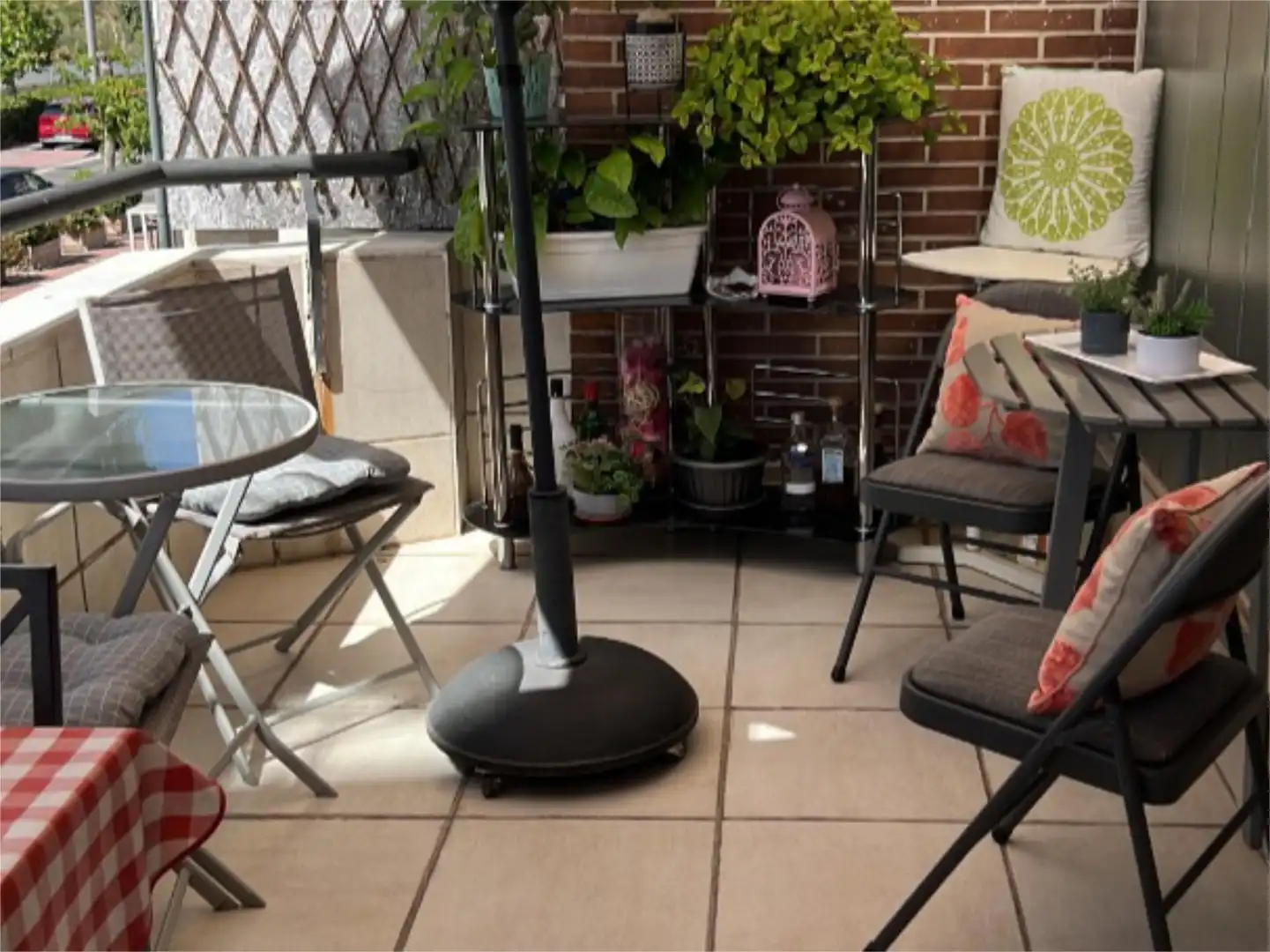 Terrasse von Wohnung zur untervermieten in Pozuelo de Alarcón mit Klimaanlage, Heizung und Terrasse
