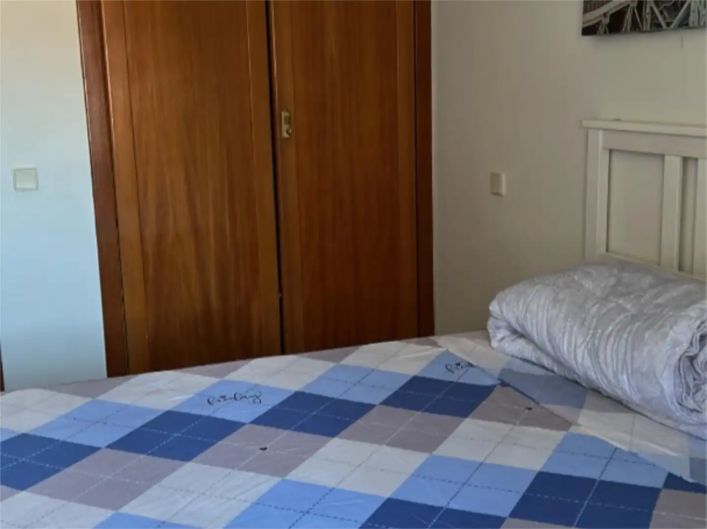 Schlafzimmer von Wohnung zur untervermieten in Pozuelo de Alarcón mit Klimaanlage, Heizung und Terrasse