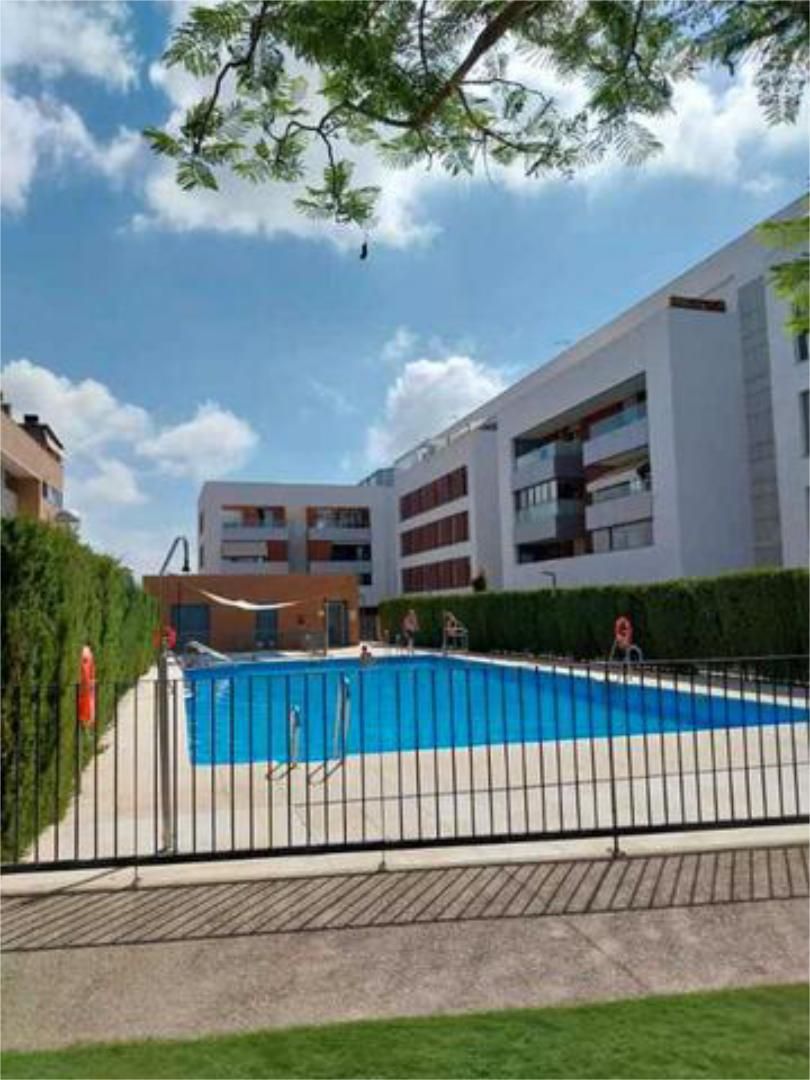 Piscina de Pis de lloguer en Mairena del Aljarafe amb Calefacció, Jardí privat i Terrassa