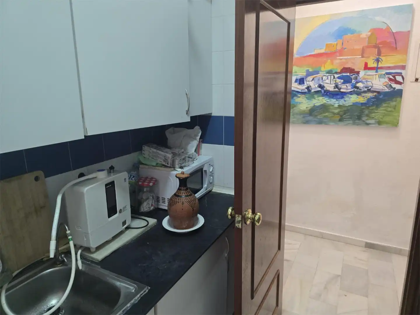 Cocina de Piso en venta en Melilla con Aire acondicionado, Terraza y Amueblado