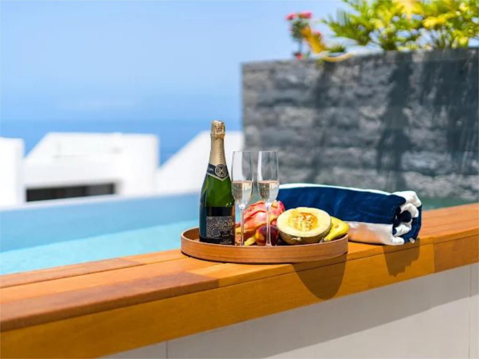 Terrace of Flat for sale in Santiago del Teide  with Air Conditioner, Heating and Private garden