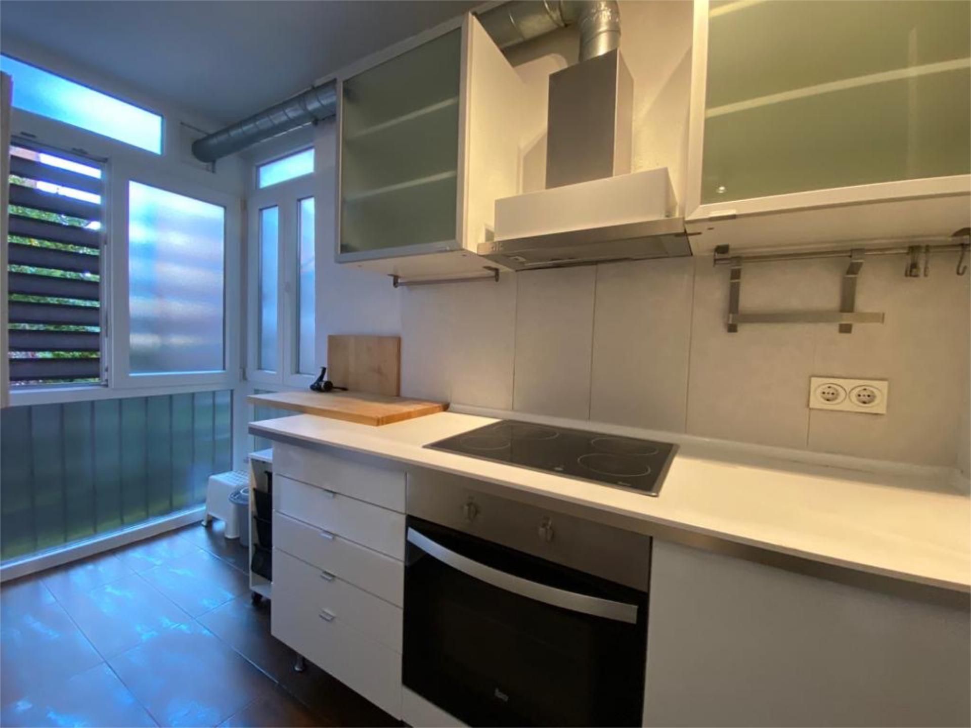 Kitchen of Flat for sale in  Madrid Capital  with Air Conditioner and Terrace