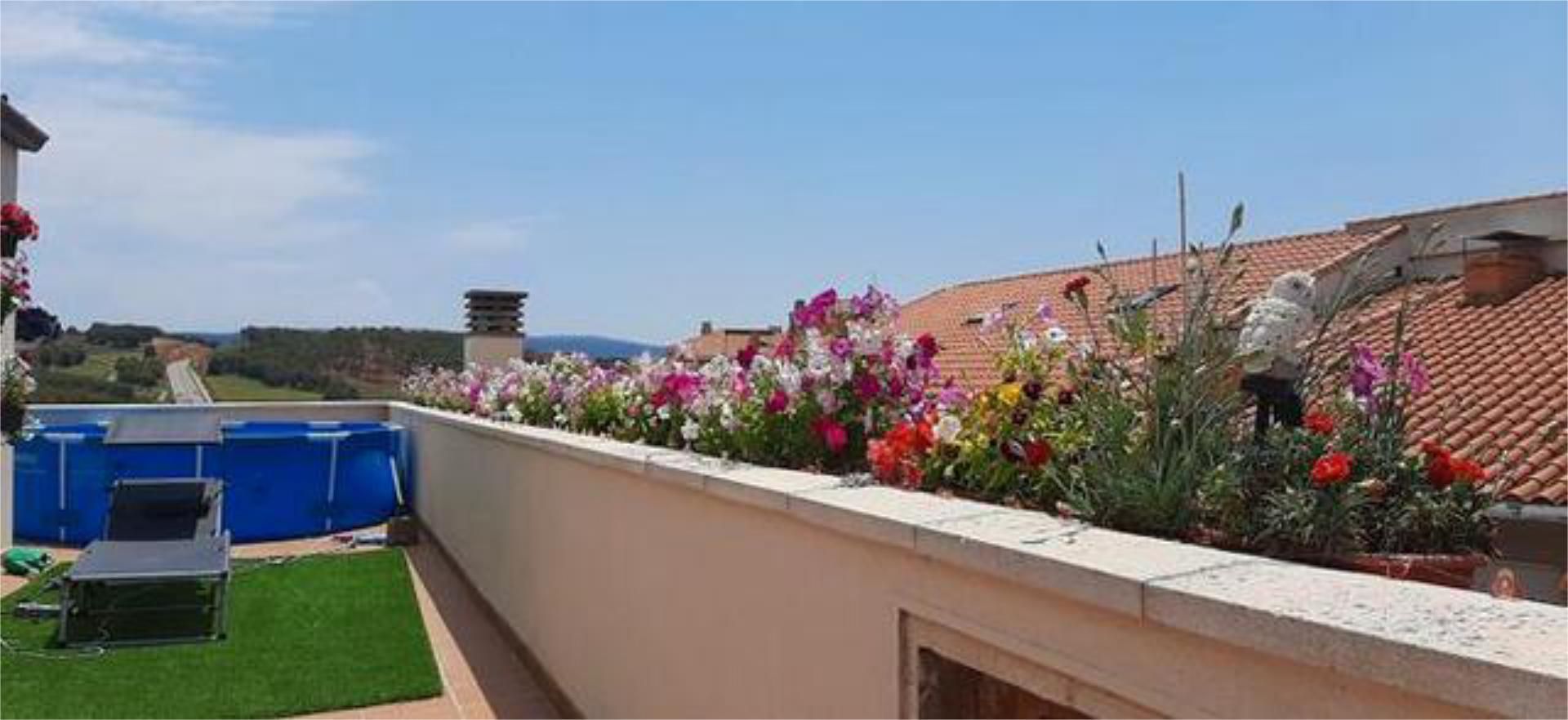Garden of Attic for sale in  Teruel Capital  with Heating, Terrace and Furnished