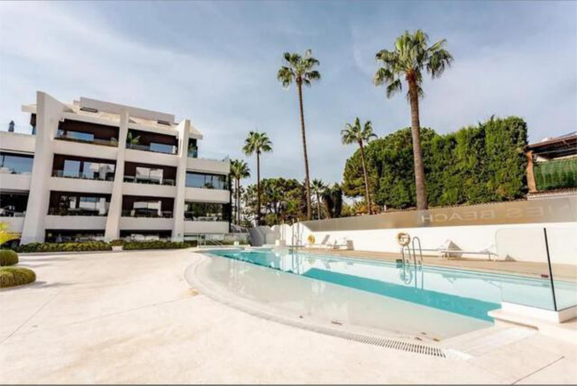 Swimming pool of Apartment to rent in Marbella  with Heating, Terrace and Storage room