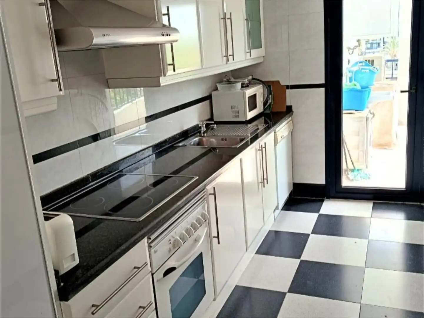 Kitchen of Flat for sale in Calpe / Calp  with Air Conditioner, Heating and Terrace