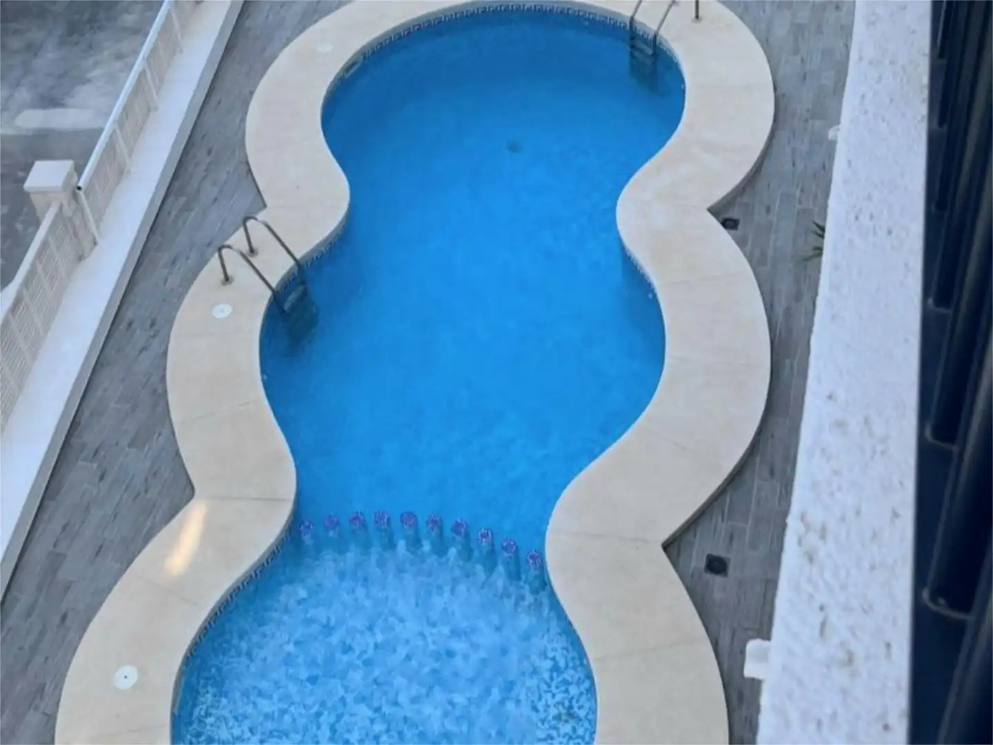 Swimming pool of Flat for sale in Calpe / Calp  with Air Conditioner, Heating and Terrace