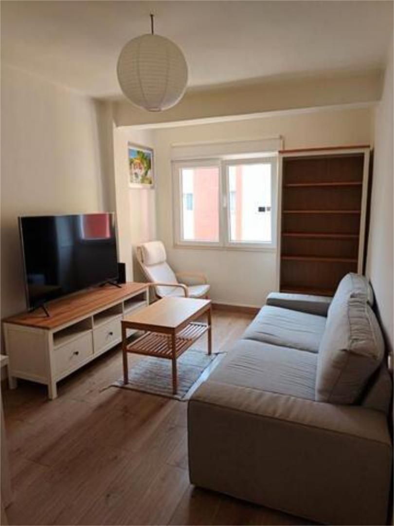 Sala de estar de Piso en venta en Avilés con Trastero y Amueblado