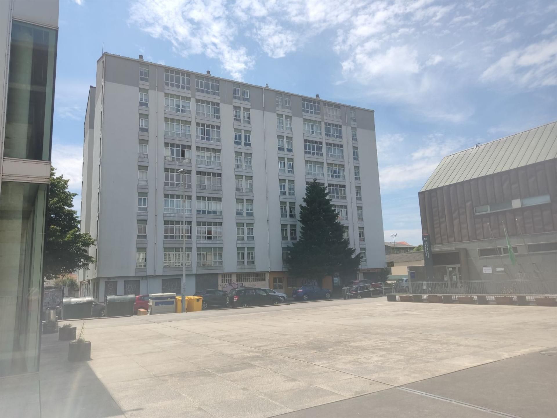 Exterior view of Flat to rent in Ferrol  with Heating, Parquet flooring and Furnished