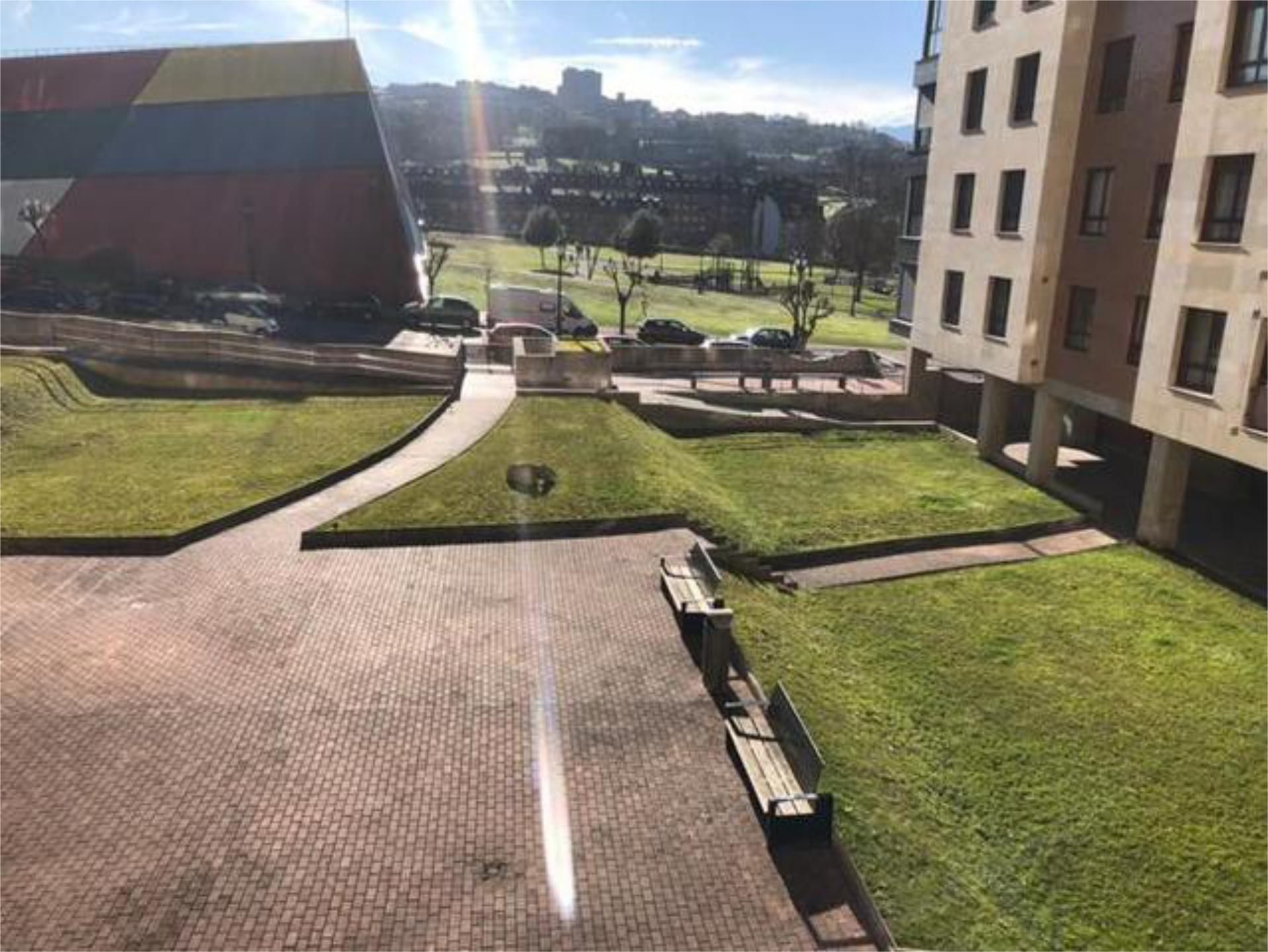 Exterior view of Apartment to rent in Oviedo   with Heating, Private garden and Furnished
