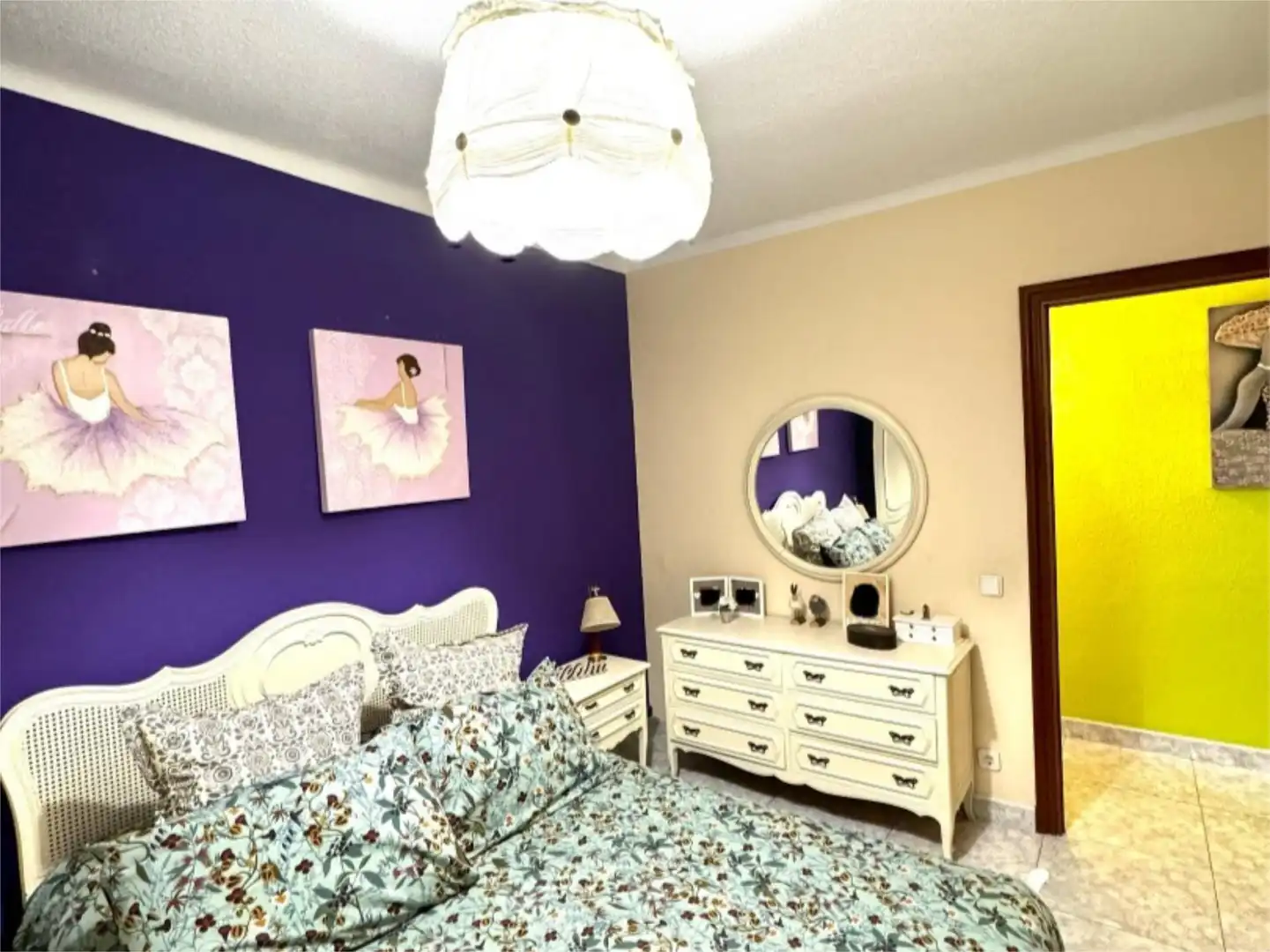 Bedroom of Flat for share in Getafe  with Heating, Parquet flooring and Terrace