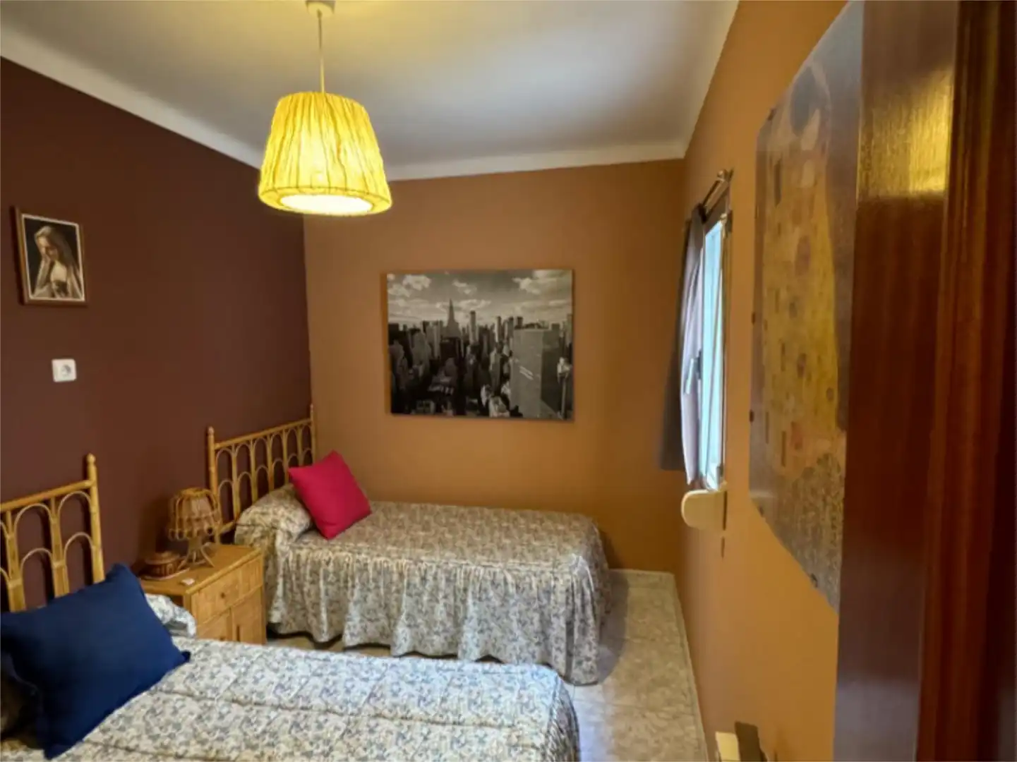 Bedroom of Flat for share in Getafe  with Heating, Parquet flooring and Terrace