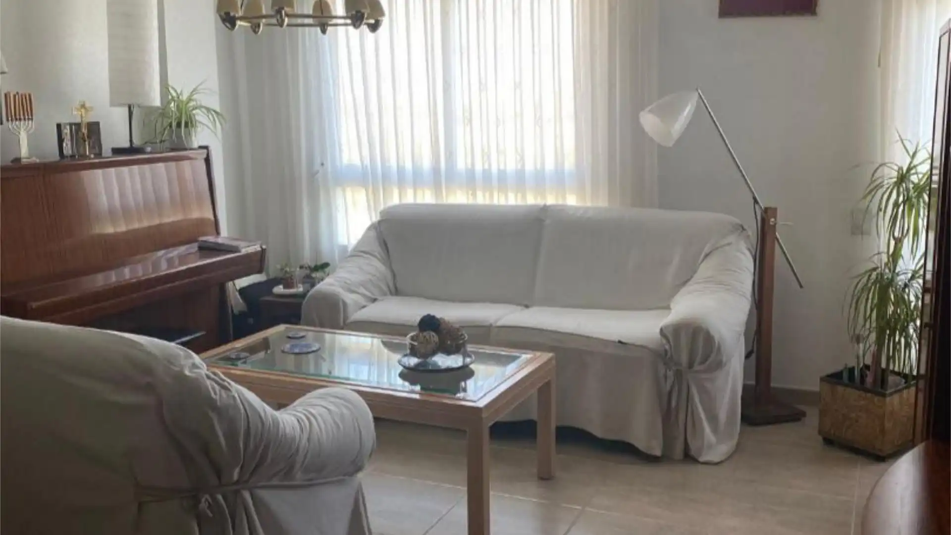 Sala de estar de Piso en venta en Alcantarilla con Aire acondicionado, Terraza y Trastero