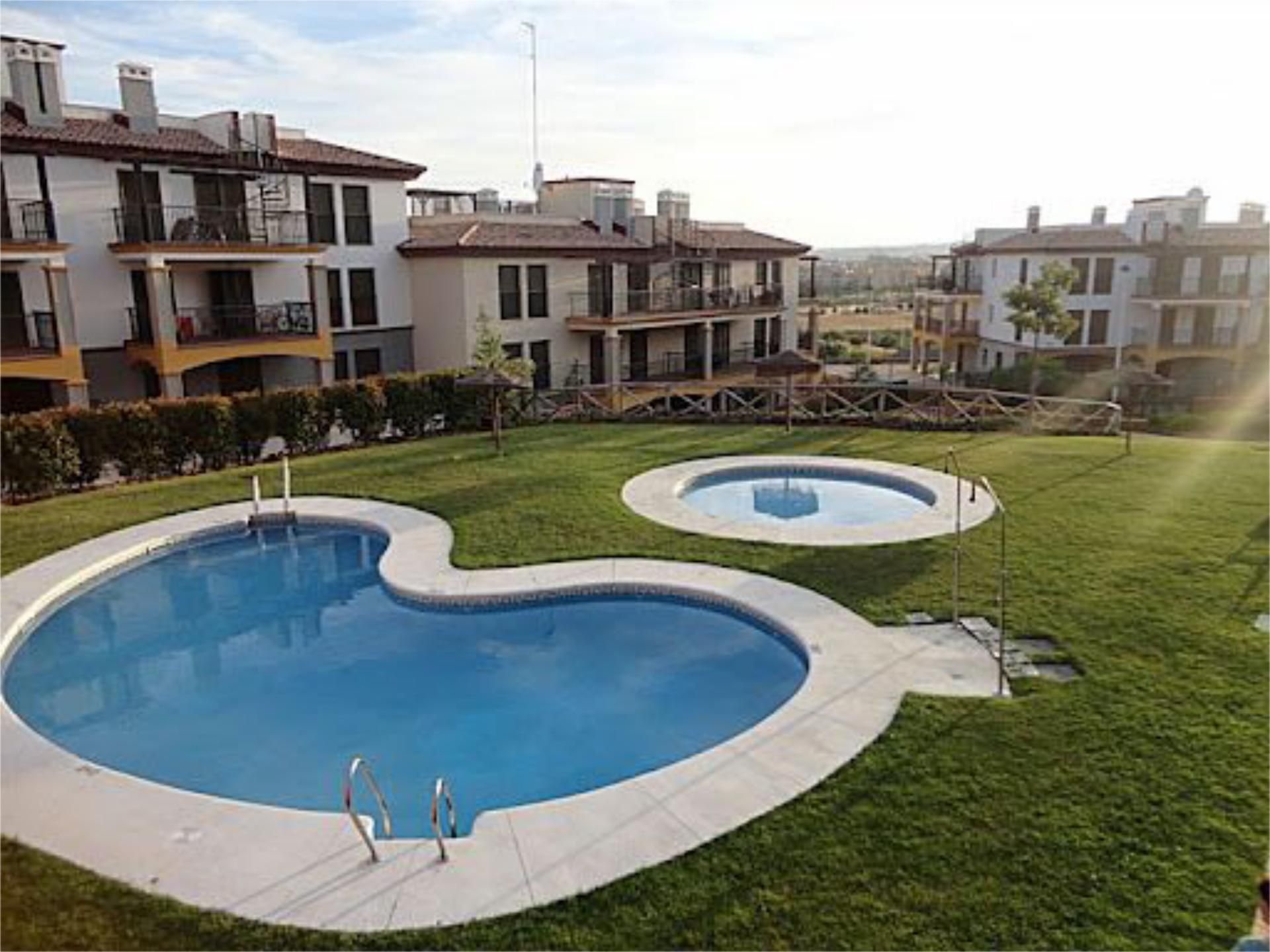 Piscina de Apartament de lloguer en Ayamonte amb Terrassa, Piscina i Moblat