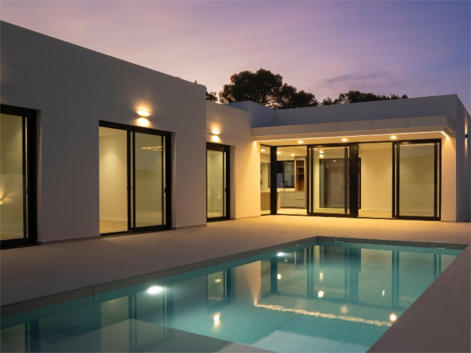 Vista exterior de Casa o xalet en venda en L'Eliana amb Aire condicionat, Terrassa i Piscina